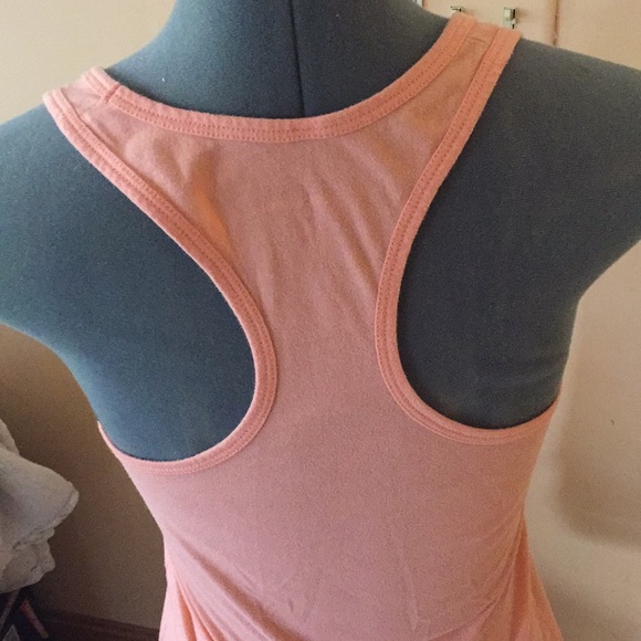 MuscleBox Razor Back Athletic Tee  Orange Cream - Picture 3 of 8